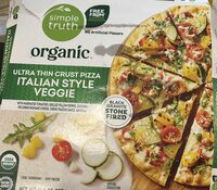 Ultra thin crust Italian style veggie