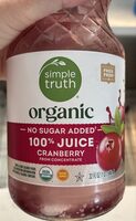 Organic cranberry juice