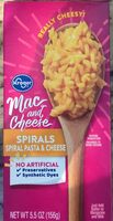 Spirals Pasta & Cheese