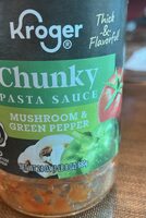 Chunky Pasta sauce mushrooms and green peppers