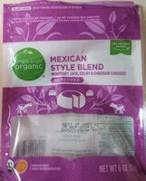 Mexican style blend shredded