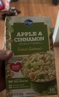 Apple and Cinnamon instant oatmeal