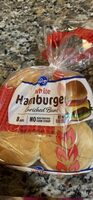 White Hamburger Enriched Buns