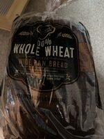 100% whole wheat wide pan bread
