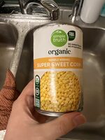 Organic Super Sweet Corn,canned