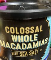 Colossal whole macadamia’s with sea salt
