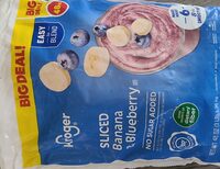 Sliced Banana & Blueberry