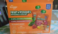 Fruit & veggies Applesauce Pouches
