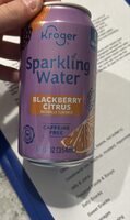 Blackberry citrus sparkling water