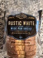 Rustic White Sliced Wide Pan Bread