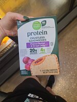 Protein Crustless Sandwiches: Peanut Butter & Grape Jelly