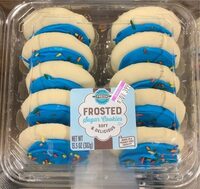 Frosted sugar cookies