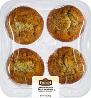Lemon poppyseed muffins