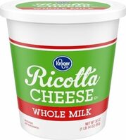 Whole milk ricotta cheese