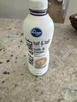 Half & Half A Blend Of Milk & Cream