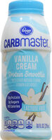 Carbmaster vanilla cream protein smoothie