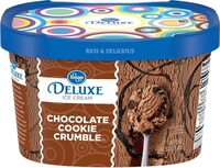 Deluxe chocolate cookie crumble ice cream