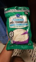 Low-moisture part-skim mozzarella shredded cheese