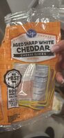 Aged Sharp White Cheddar Cheese Slices