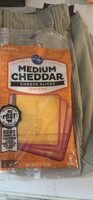 Medium Cheddar Cheese Slices