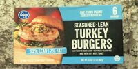 Seasoned Lean Turkey Burgers