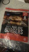 100% Pure Beef Burgers