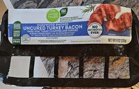 Uncurled Turkey bacon