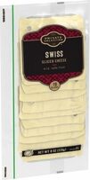 Swiss sliced cheese