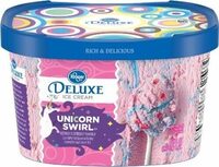 Deluxe Unicorn Swirl Ice Cream
