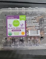 Organic Black Grapes Seedless