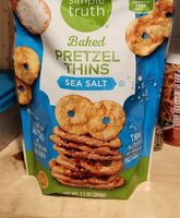 Baked pretzel thins