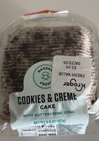 Cookies and Crème Cake Slice