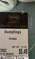 Dumplings chicken