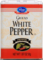 Ground white pepper