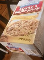 Maple & Brown Sugar Instant Oatmeal
