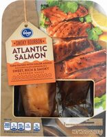 Smoky bourbon atlantic salmon