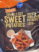 Crinkle cut sweet potato fries