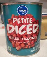 Petite diced peeked tomatoes