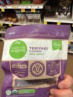 Organic Grass-fed Teriyaki Flavored Beef Jerky