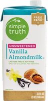 Unsweetened vanilla almond milk