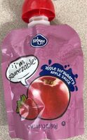 Kroger Apple Strawberry Apple sauce