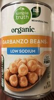 Organic garbanzo beans low sodium