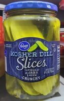 Kosher Dill crunchy slice pickles