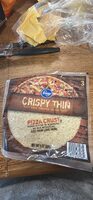 Crispy thin pizza crust