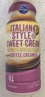 Italian Sweet Cream Coffee Creamer