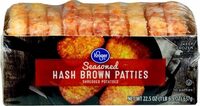 Seasoned Hash Brown Patties Shredded Potatoes