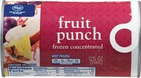 Frozen fruit punch concentrate