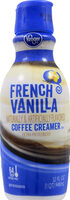 French vanilla coffee creamer
