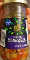 Sliced Manzanilla Olives With Pimiento