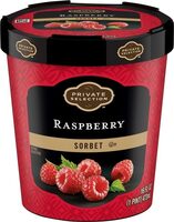 Raspberry sorbet